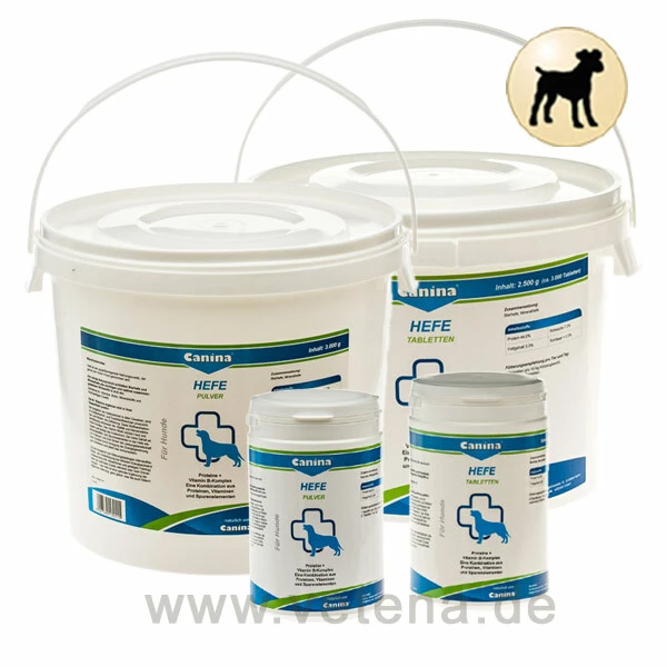 Canina Hefe Pulver & Tabletten 1 Canina Hefe Pulver & Tabletten