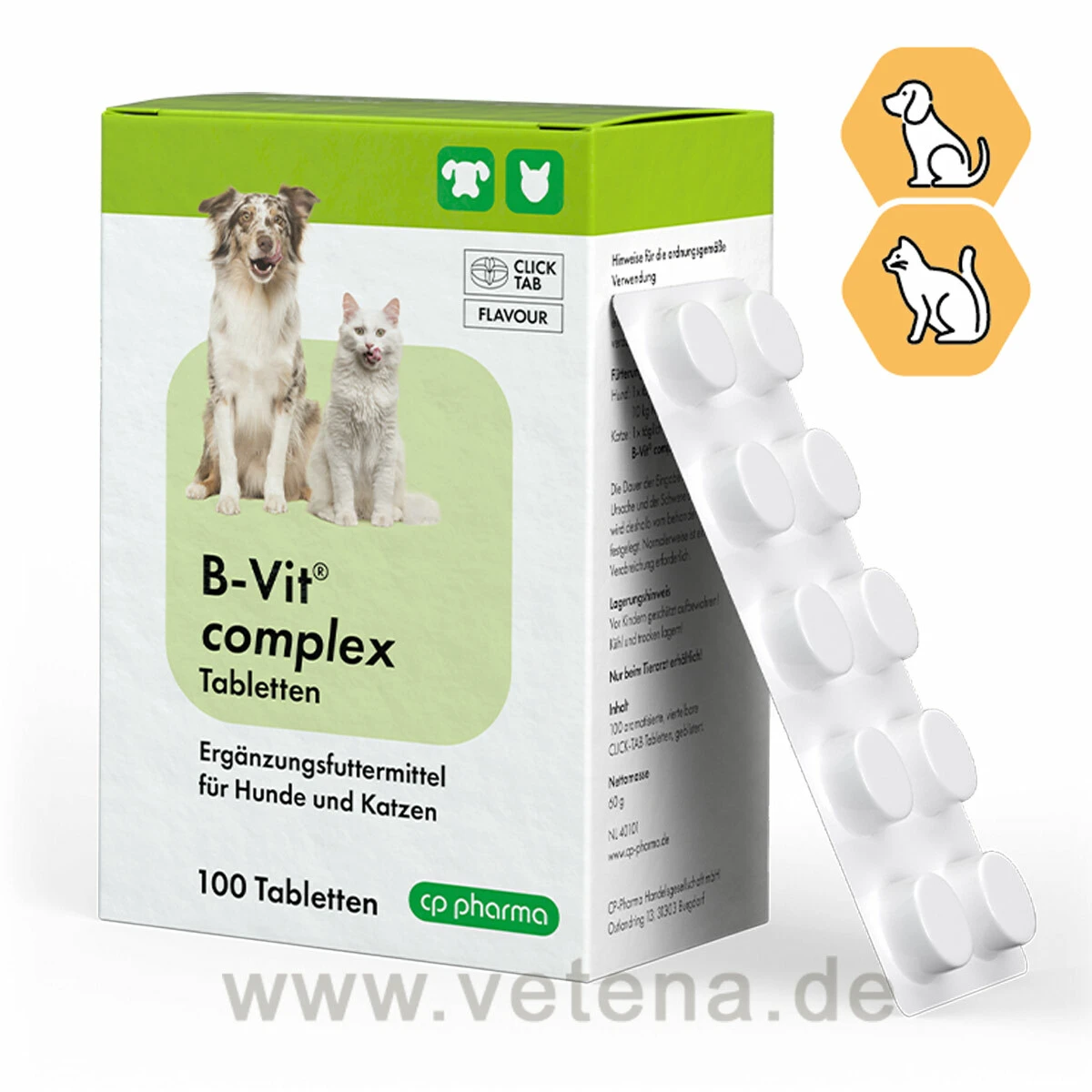 CP-Pharma B-Vit Complex Tabletten Für Hunde & Katzen 1 CP-Pharma B-Vit Complex Tabletten Für Hunde & Katzen