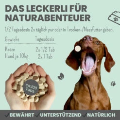 Noms+ Zistrosen Tabs Für Hunde & Katzen -Tier Kost Welt Geschaft nomsplus zistrosen tabs hunde katzen3