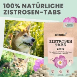 Noms+ Zistrosen Tabs Für Hunde & Katzen -Tier Kost Welt Geschaft nomsplus zistrosen tabs hunde katzen6