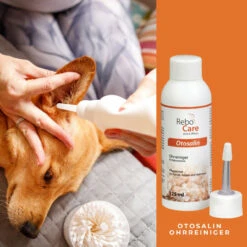 ReboCare Otosalin Ohrreiniger -Tier Kost Welt Geschaft rebocare otosalin tiere4
