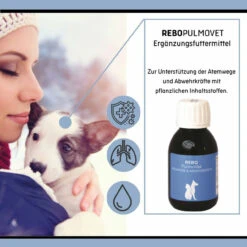 REBOPulmoVet Für Hunde & Katzen -Tier Kost Welt Geschaft rebopulmovet hund katze3