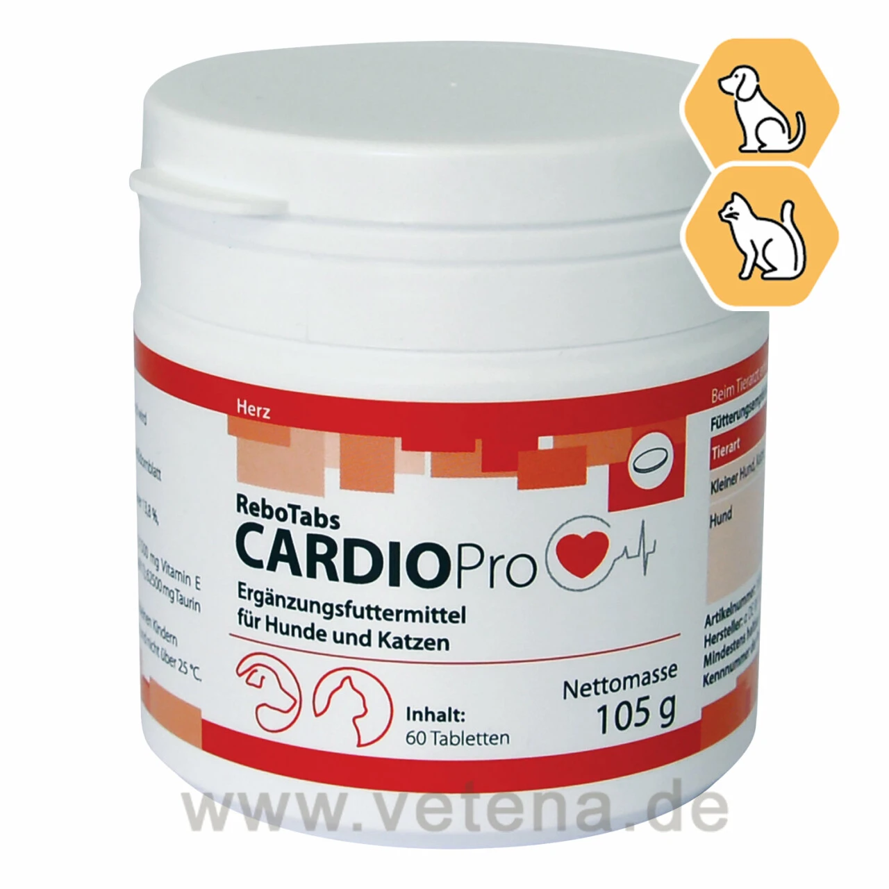 ReboTabs CARDIOPro Für Hunde & Katzen 1 ReboTabs CARDIOPro Für Hunde & Katzen