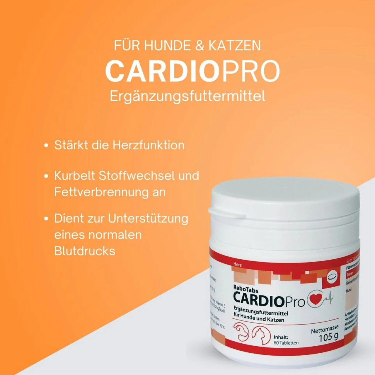 ReboTabs CARDIOPro Für Hunde & Katzen 2 ReboTabs CARDIOPro Für Hunde & Katzen – Bild 2