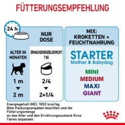 Royal Canin Starter Mousse Mother & Babydog Nassfutter Für Hunde -Tier Kost Welt Geschaft royal canin starter mousse mother babydog hund7